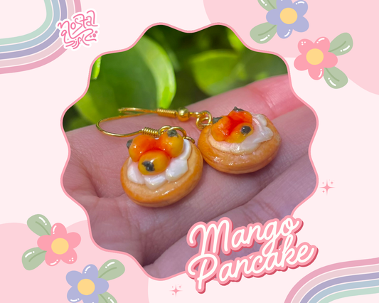 Mango Pancake Earrings